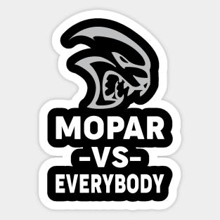 Mopar Vs Everybody Sticker